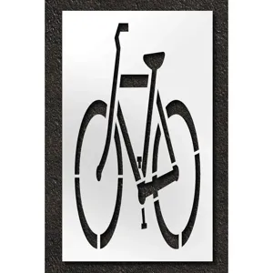 RAE STL-116-5100 Pavement Stencil Bike Lane - Mutcd 72 Inch | AH2JRF 29EN05