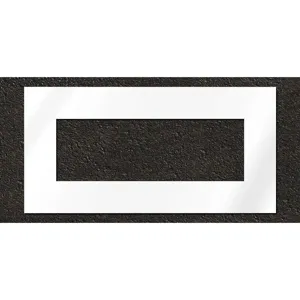 RAE STL-116-5210 Pavement Stencil Highway Rectangle 24 Inch | AH2JRL 29EN10