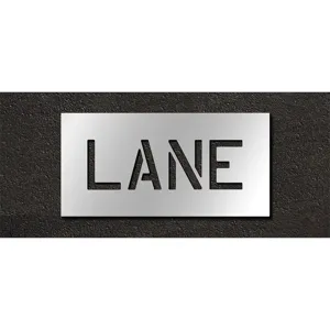 RAE STL-116-70602 Pavement Stencil Lane 6 Inch | AH2JEE 29EK48