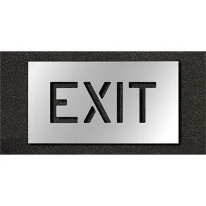 RAE STL-116-70605 Pavement Stencil Exit 6 Inch | AH2JEH 29EK51