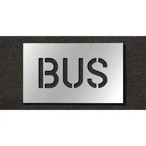 RAE STL-116-70615 Pavement Stencil Bus 6 Inch | AH2JEU 29EK61