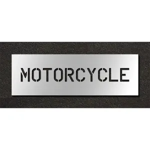 RAE STL-116-70616 Pavement Stencil Motorcycle 6 Inch | AH2JEV 29EK62