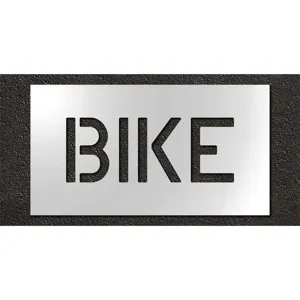 RAE STL-116-70617 Pavement Stencil Bike 6 Inch | AH2JEW 29EK63