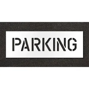 RAE STL-116-70622 Pavement Stencil Parking 6 inch | AH2JFB 29EK68