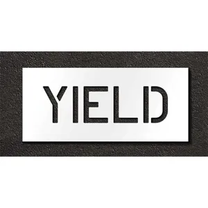 RAE STL-116-71026 Pavement Stencil Yield 10 Inch | AH2JGX 29EL11