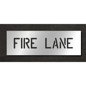 RAE STL-116-70631 Pavement Stencil Fire Lane 6 Inch | AH2JFL 29EK77