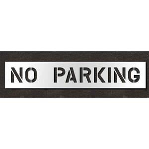 RAE STL-116-70832 Straßenbelag-Schablone „Parken verboten“ 8 Zoll | AH2JFR 29EK82