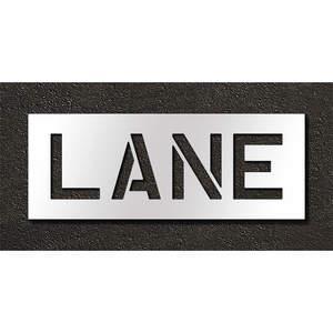 RAE STL-116-71002 Pavement Stencil Lane 10 Inch | AH2JFW 29EK86