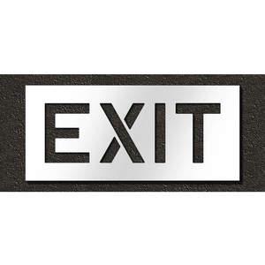 RAE STL-116-71005 Pavement Stencil Exit 10 Inch | AH2JFZ 29EK89