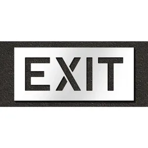 RAE STL-116-71005 Pavement Stencil Exit 10 Inch | AH2JFZ 29EK89