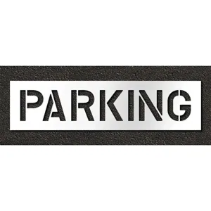 RAE STL-116-71022 Pavement Stencil Parking 10 Inch | AH2JGT 29EL07