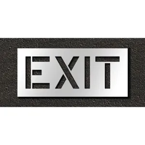 RAE STL-116-71205 Pavement Stencil Exit 12 Inch | AH2JHN 29EL26