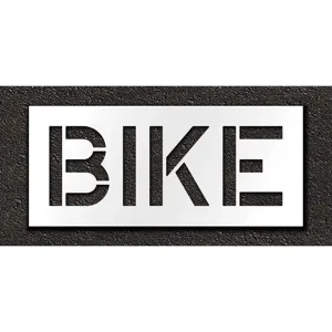 RAE STL-116-71217 Pavement Stencil Bike 12 Inch | AH2JJB 29EL38