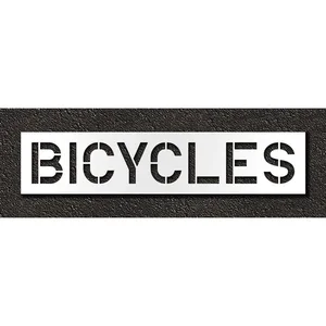 RAE STL-116-71218 Pavement Stencil Bicycles 12 Inch | AH2JJC 29EL39