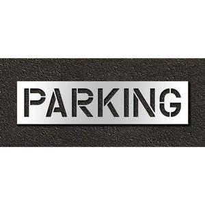 RAE STL-116-71222 Pavement Stencil Parking 12 Inch | AH2JJG 29EL43