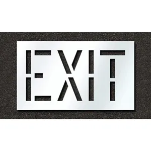 RAE STL-116-71805 Pavement Stencil Exit 18 Inch | AH2JKC 29EL62