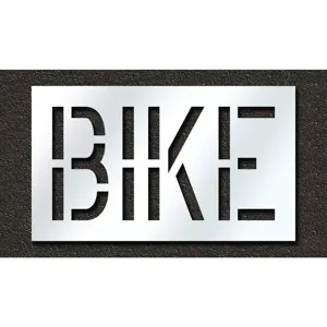 RAE STL-116-71817 Pavement Stencil Bike 18 Inch | AH2JKQ 29EL74