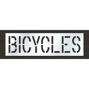 RAE STL-116-71818 Pavement Stencil Bicycles 18 Inch | AH2JKR 29EL75