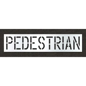 RAE STL-116-71825 Pavement Stencil Pedestrian 18 Inch | AH2JKZ 29EL82