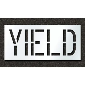 RAE STL-116-71826 Pavement Stencil Yield 18 Inch | AH2JLA 29EL83