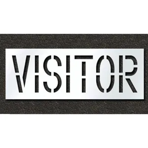 RAE STL-116-71834 Pavement Stencil Visitor 18 Inch | AH2JLJ 29EL91