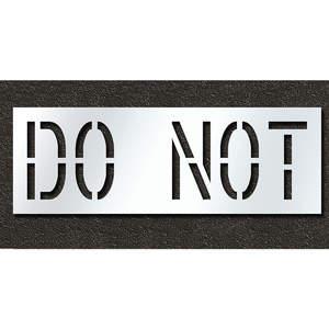 RAE STL-116-71835 Pavement Stencil Do Not 18 Inch | AH2JLK 29EL92