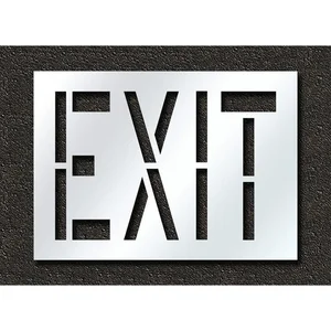 RAE STL-116-72405 Pavement Stencil Exit 24 Inch | AH2JLR 29EL98