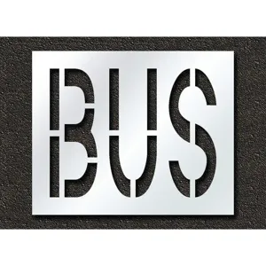 RAE STL-116-72415 Pavement Stencil Bus 24 Inch | AH2JMC 29EM09