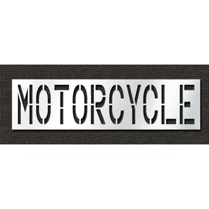 RAE STL-116-72416 Pavement Stencil Motorcycle 24 Inch | AH2JMD 29EM10