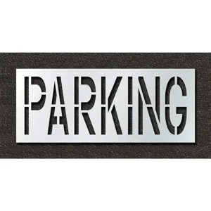 RAE STL-116-72422 Pavement Stencil Parking 24 Inch | AH2JMK 29EM16