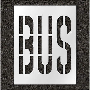 RAE STL-116-73615 Pavement Stencil Bus 36 Inch | AH2JNR 29EM45