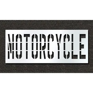 RAE STL-116-73616 Pavement Stencil Motorcycle 36 Inch | AH2JNT 29EM46