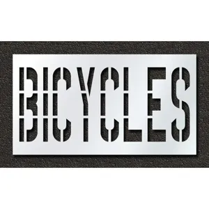 RAE STL-116-73618 Pavement Stencil Bicycles 36 Inch | AH2JNV 29EM48