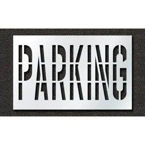 RAE STL-116-73622 Pavement Stencil Parking 36 Inch | AH2JNZ 29EM52