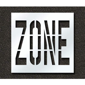 RAE STL-116-73624 Pavement Stencil Zone 36 Inch | AH2JPB 29EM54