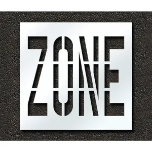 RAE STL-116-73624 Pavement Stencil Zone 36 Inch | AH2JPB 29EM54