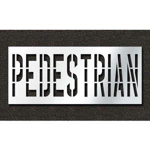 RAE STL-116-73625 Pavement Stencil Pedestrian 36 Inch | AH2JPC 29EM55