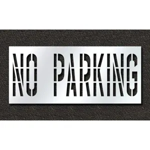 RAE STL-116-73632 Pavement Stencil No Parking 36 inch | AH2JPK 29EM62