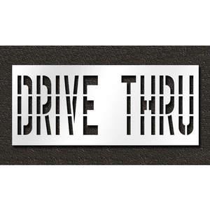 RAE STL-116-73636 Pavement Stencil Drive Thru 36 Inch | AH2JPP 29EM66