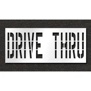 RAE STL-116-73636 Pavement Stencil Drive Thru 36 Inch | AH2JPP 29EM66