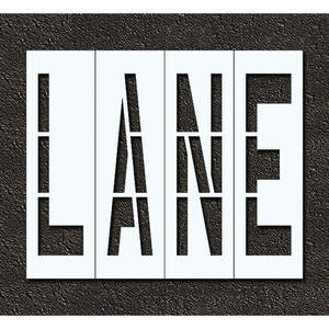 RAE STL-116-74802 Pavement Stencil Lane 48 Inch | AH2JPR 29EM68
