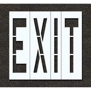 RAE STL-116-79605 Pavement Stencil Exit 96 Inch | AH2JRR 29EN15