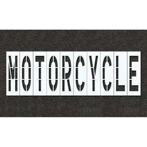 RAE STL-116-74816 Pavement Stencil Motorcycle 48 Inch | AH2JQG 29EM82