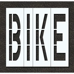 RAE STL-116-74817 Pavement Stencil Bike 48 Inch | AH2JQH 29EM83