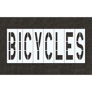 RAE STL-116-74818 Pavement Stencil Bicycles 48 Inch | AH2JQJ 29EM84