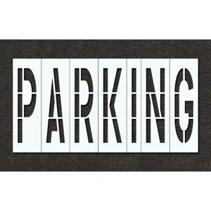 RAE STL-116-74822 Pavement Stencil Parking 48 Inch | AH2JQN 29EM88