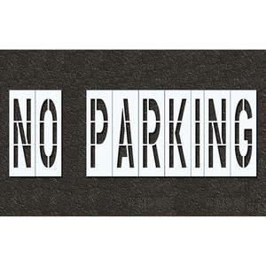 RAE STL-116-74832 Straßenbelag-Schablone „Parken verboten“ 48 Zoll | AH2JQZ 29EM98