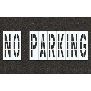 RAE STL-116-74832 Pavement Stencil No Parking 48 inch | AH2JQZ 29EM98