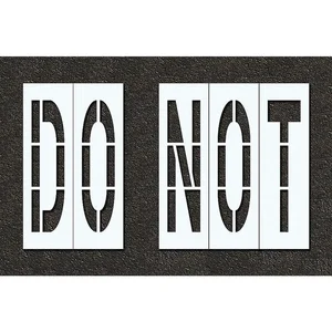 RAE STL-116-79635 Pavement Stencil Do Not 96 Inch | AH2JTK 29EN32