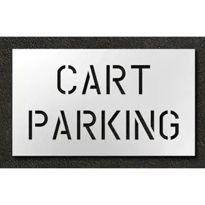 RAE STL-116-75601 Golf Course Stencil Cart Parking 15 inch | AH2KAG 29EP91